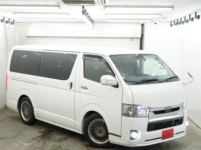 ハイエースバン スーパーGL ダークプライムII バッドフェイスボンネット/ローダウン/ESSEX ENCM17インチAW/バックカメラ/ETC/Bluetooth/デジタルインナーミラー/LEDテールランプ/テレビフルセグ/LEDテールランプ/(44枚目)
