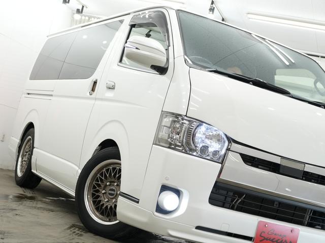 ハイエースバン スーパーGL ダークプライムII バッドフェイスボンネット/ローダウン/ESSEX ENCM17インチAW/バックカメラ/ETC/Bluetooth/デジタルインナーミラー/LEDテールランプ/テレビフルセグ/LEDテールランプ/(45枚目)