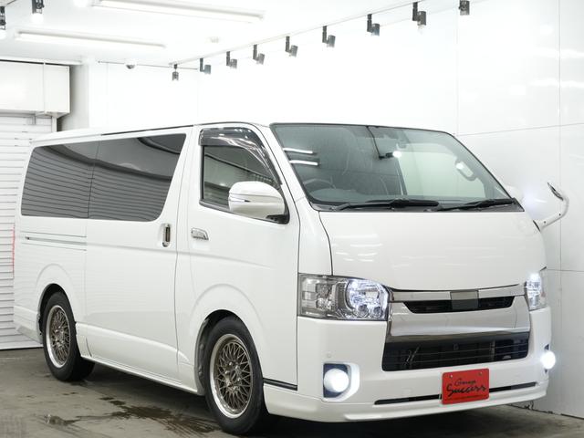 ハイエースバン スーパーGL ダークプライムII バッドフェイスボンネット/ローダウン/ESSEX ENCM17インチAW/バックカメラ/ETC/Bluetooth/デジタルインナーミラー/LEDテールランプ/テレビフルセグ/LEDテールランプ/(53枚目)