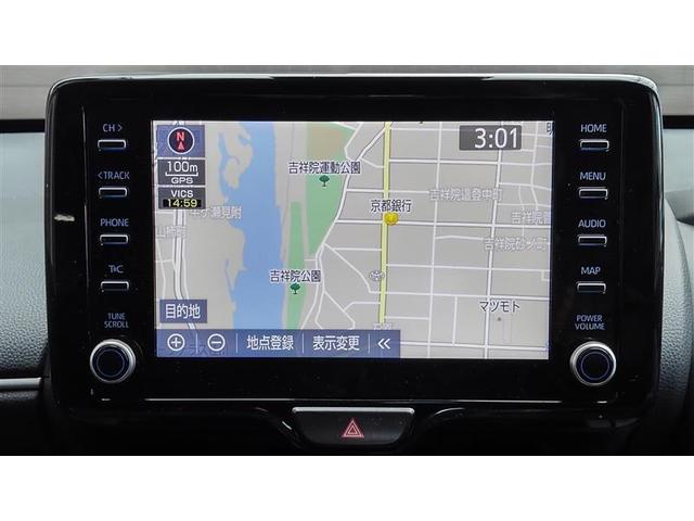 ヤリスクロス ハイブリッドＧ　ＴＳＳ　イモビライザー　バックモニタ－　エアコン　ＬＥＤヘッドライト　インテリキー　フルセグＴＶ　パワーウィンド　ワンオーナ　Ｗエアバック　オートクルーズ　メディアプレイヤー接続　キーフリー　アルミ（3枚目）