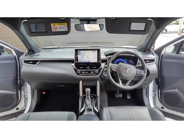 カローラクロス ハイブリッド Z 衝突軽減B フルセグテレビ スマキ- ワンオーナ 半レザー Bモニター アクティブクルーズコントロール メモリナビ アイドリングストップ イモビ LED AC 運転席Pシート メディアプレイヤー接続(8枚目)