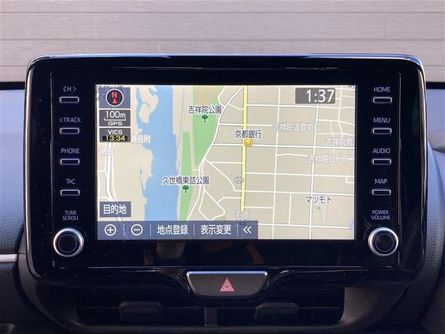 ヤリス ハイブリッドZ PCS Bカメラ ドラレコ付 ナビ付 LEDランプ スマキー ETC付き メディアプレイヤー接続 VSC パワステ 1オナ車 クルコン カーテンエアバック キーフリー ABS イモビ エアコン(3枚目)