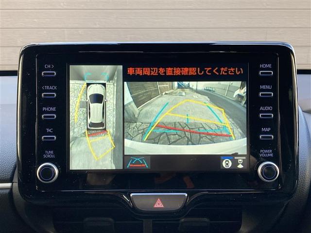 ヤリス ハイブリッドZ PCS Bカメラ ドラレコ付 ナビ付 LEDランプ スマキー ETC付き メディアプレイヤー接続 VSC パワステ 1オナ車 クルコン カーテンエアバック キーフリー ABS イモビ エアコン(4枚目)