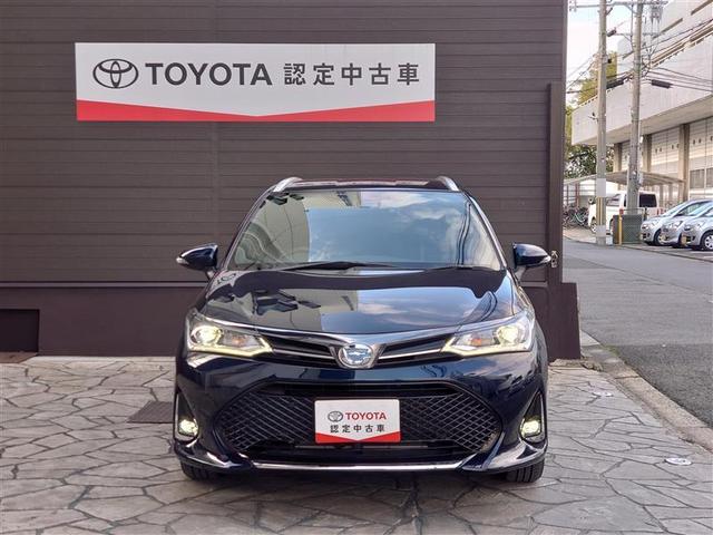 カローラフィールダー ハイブリッドG ダブルバイビー PCS インテリキー 横滑防止 アイドルストップ ミュージックプレイヤー接続可 クルーズコントロール LEDヘッドライト オートエアコン ワンオーナー ETC アルミホイール キーフリーシステム(5枚目)