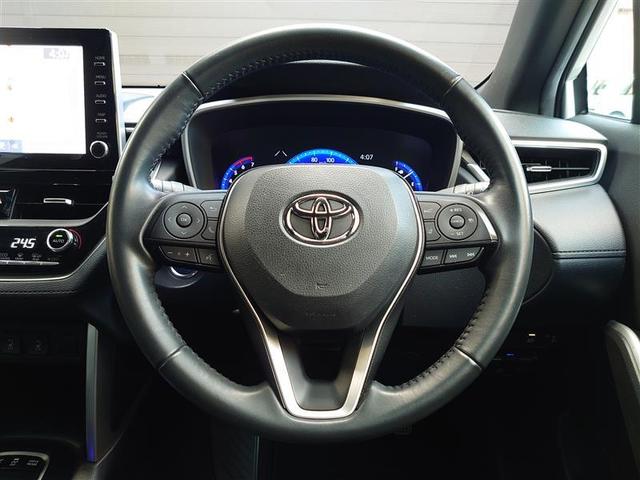 カローラクロス ハイブリッド　Ｚ　ＡＣ１００Ｖ電源　衝突軽減Ｂ　スマキ－　ワンオーナ　半レザー　Ｂモニター　アクティブクルーズコントロール　メモリナビ　アイドリングストップ　イモビ　ＬＥＤ　ＡＣ　運転席Ｐシート　メディアプレイヤー接続（14枚目）