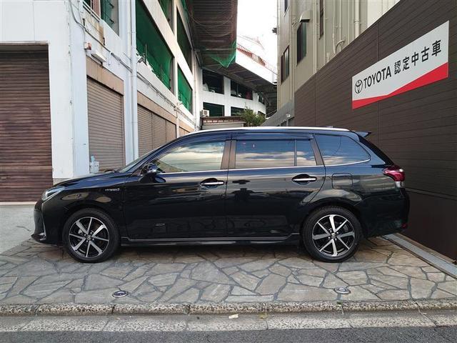 カローラフィールダー ハイブリッドG ダブルバイビー PCS インテリキー 横滑防止 アイドルストップ ミュージックプレイヤー接続可 フルセグTV クルーズコントロール LEDヘッドライト オートエアコン ワンオーナー ETC DVD再生 アルミホイール(6枚目)