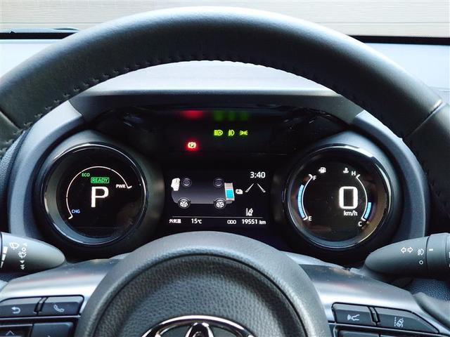 ヤリス ハイブリッドＺ　ＰＣＳ　ＡＷ　Ｂカメラ　アイドリングストップ車　ドラレコ付　ＬＥＤランプ　スマキー　ＥＴＣ付き　メディアプレイヤー接続　ＶＳＣ　パワステ　１オナ車　クルコン　カーテンエアバック　キーフリー　ＡＢＳ（12枚目）