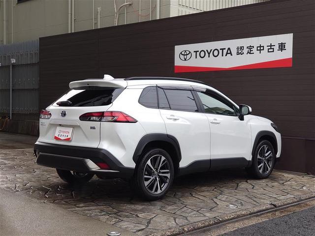 カローラクロス ハイブリッド　Ｚ　Ａクルコン　ＰＣＳ　ＡＣ１００　Ｐシート　４ＷＤ車　横滑り防止装置　キーフリー　ＡＢＳ　ＬＥＤライト　ＥＴＣ車載器　地デジＴＶ　ナビ＆ＴＶ　半革シート　盗難防止装置　アルミホイール　スマートキー（7枚目）