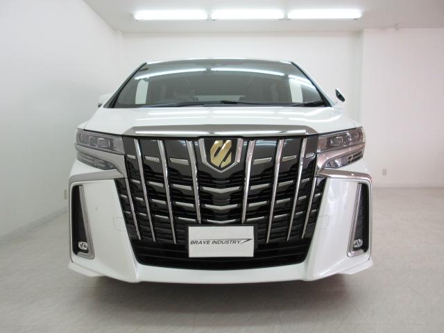 2.5S タイプゴールド 新車 3眼LEDヘッドシーケンシャル フリップダウンモニター ディスプレイオーディオ 両側電動スライド パワーバックドア ハーフレザーシート オットマン レーントレーシング バックカメラ コンセント(2枚目)