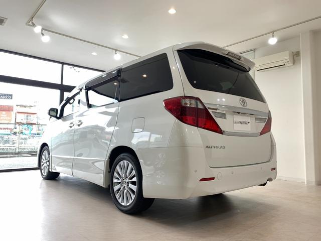 アルファード ２４０Ｓ　ワンオーナー　後期型　７人乗り　両側電動スライドドア　後席モニター　障害物ソナー　２列目オットマン　バックカメラ　ＥＴＣ　１８インチＡＷ　ブルートゥース　ＨＩＤヘッドライト　バックカメラ（5枚目）