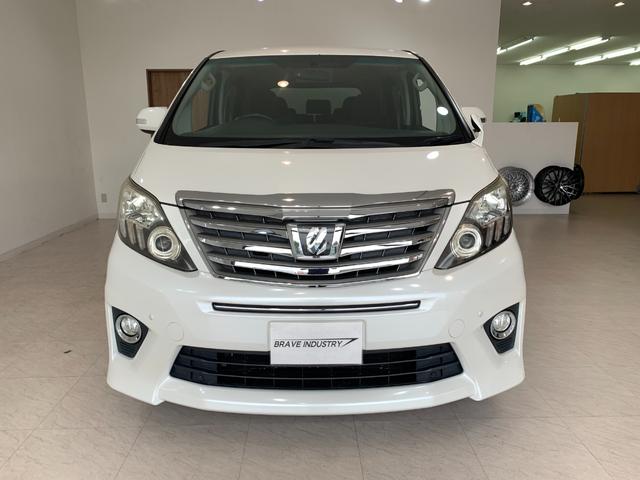 アルファード ２４０Ｓ　ワンオーナー　後期型　７人乗り　両側電動スライドドア　後席モニター　障害物ソナー　２列目オットマン　バックカメラ　ＥＴＣ　１８インチＡＷ　ブルートゥース　ＨＩＤヘッドライト　バックカメラ（19枚目）