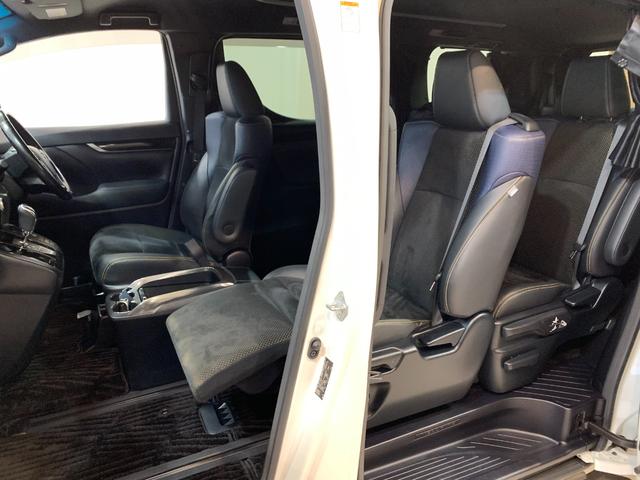 ヴェルファイア 2.5Z Aエディション ゴールデンアイズ ワンオーナー 禁煙車 両側電動スライドドア BIGX11インチ パワーバックドア AC100V プリクラッシュ レーダークルーズ ETC 純正18AW ハーフレザーシート Bカメラ オットマン(59枚目)