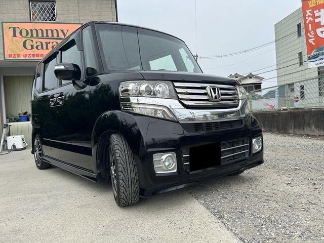 N-BOXカスタム G・Lパッケージ 両側電動スライドドア ワンセグナビ バックカメラ ローダウン HIDヘッドライト スマートキー ETC 16インチアルミホイール ベンチシート(3枚目)