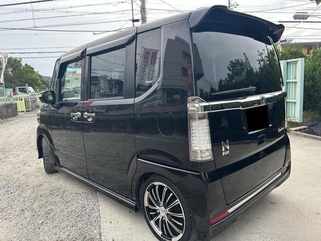 N-BOXカスタム G・Lパッケージ 両側電動スライドドア ワンセグナビ バックカメラ ローダウン HIDヘッドライト スマートキー ETC 16インチアルミホイール ベンチシート(4枚目)