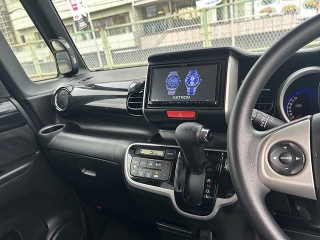 N-BOXカスタム G・Lパッケージ 両側電動スライドドア ワンセグナビ バックカメラ ローダウン HIDヘッドライト スマートキー ETC 16インチアルミホイール ベンチシート(13枚目)