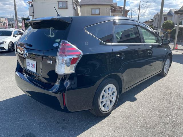 プリウスアルファ G ALPINEビッグX9インチナビ フルセグ AppleCarPlay バックカメラ ハーフレザーシート ETC パワーシート クルーズコントロール LEDヘッドランプ フロントフォグランプ(5枚目)