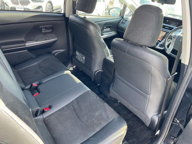 プリウスアルファ G ALPINEビッグX9インチナビ フルセグ AppleCarPlay バックカメラ ハーフレザーシート ETC パワーシート クルーズコントロール LEDヘッドランプ フロントフォグランプ(29枚目)