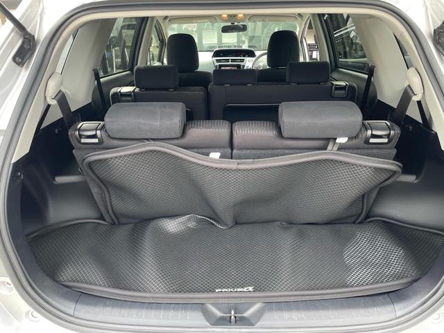 プリウスアルファ S 7人乗り LEDヘッドランプセット Bカメラ 禁煙車 純正ETC Kenwoodメモリーナビ ワンセグTV ステアリングリモコン スマートエントリーシステム プッシュスタート ドラレコ オートライト(32枚目)