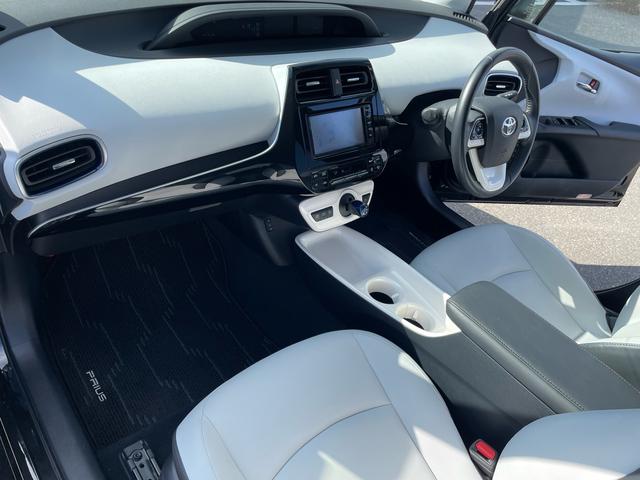 プリウス Aツーリングセレクション 全塗装 セーフティセンスPKG ナビ TV クリアランスソナー ブラインドスポットモニター ETC シートヒーター HUD レーダークルコン E/Gスターター エアロ クールグレー内装 Bカメラ(37枚目)