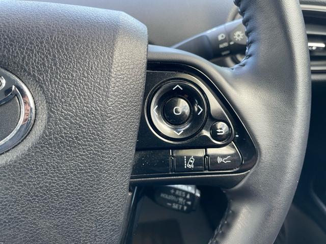 プリウス S ナビ ドラレコ セーフティセンス LEDランプ インテリジェントクリアランスソナー アダプティブクルコン Bカメラ アクセサリーコンセント スマートエントリー/スタートシステム 合皮巻きステアリング(25枚目)