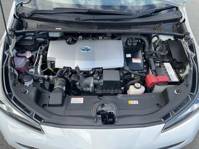 プリウス S ナビ ドラレコ セーフティセンス LEDランプ インテリジェントクリアランスソナー アダプティブクルコン Bカメラ アクセサリーコンセント スマートエントリー/スタートシステム 合皮巻きステアリング(75枚目)