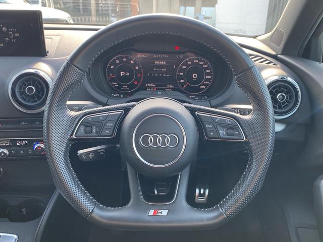 A3 スポーツバック30TFSIスポシグネチエデSラインP バーチャルコックピット ハーフレザーシート 禁煙車 ETC2.0 前後ドラレコ バックカメラ パワーシート シートヒーター 純正ナビ TV CarPlay ACC LEDヘッドランプ レーンアシスト(13枚目)