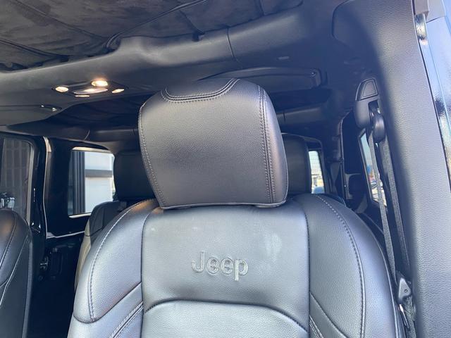 ジープ・ラングラーアンリミテッド サハラ　ワンオーナー　禁煙車　黒革シート　ヒッチメンバー　フリーダムトップ　ＡＬＰＩＮＥ製９スピーカー　地デジＴＶ　純正ナビ　ＥＴＣ２．０　前後ドラレコ　８．４インチＶＧＡタッチパネルモニター　パークセンス（71枚目）