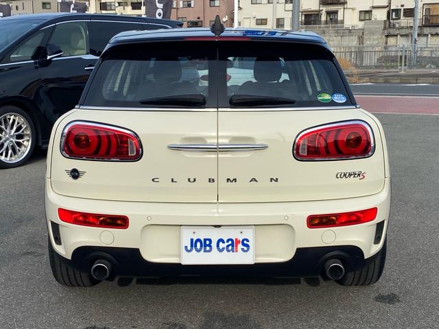 MINI クーパーS クラブマン ハーフレザーシート 禁煙車 純正ナビ ミラーETC ドラレコ シートヒーター リアビューカメラ パークディスタンスコントロール バックカメラ ACC LEDヘッドランプ インテリジェントセーフティ(6枚目)