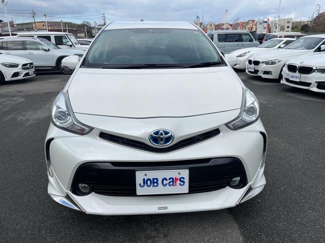 プリウスアルファ Ｓツーリングセレクション　モデリスタエアロ　禁煙車　アルパインナビ　フルセグ　ドラレコ　ビルトインＥＴＣ　バックカメラ　バックガイド　レーダー探知機　ＬＥＤヘッドライト　盗難防止システム　フォグランプ　寒冷地仕様（2枚目）