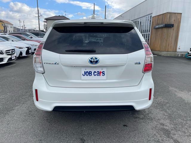 プリウスアルファ Ｓツーリングセレクション　モデリスタエアロ　禁煙車　アルパインナビ　フルセグ　ドラレコ　ビルトインＥＴＣ　バックカメラ　バックガイド　レーダー探知機　ＬＥＤヘッドライト　盗難防止システム　フォグランプ　寒冷地仕様（6枚目）