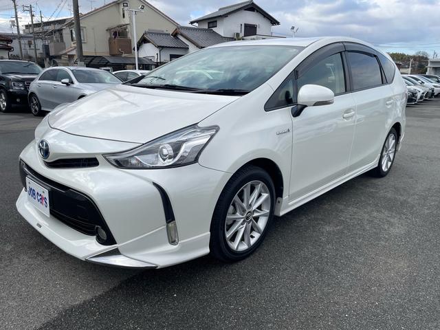 プリウスアルファ Ｓツーリングセレクション　モデリスタエアロ　禁煙車　アルパインナビ　フルセグ　ドラレコ　ビルトインＥＴＣ　バックカメラ　バックガイド　レーダー探知機　ＬＥＤヘッドライト　盗難防止システム　フォグランプ　寒冷地仕様（9枚目）