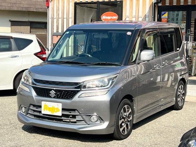 ソリオバンディット ハイブリッドＭＶ　全方位カメラ　電動スライドドア　ＴＶ　ナビ　Ｂｌｕｅｔｏｏｔｈ　ＥＴＣ　シートヒーター　スマートキー　純正アルミホール　保証付（10枚目）