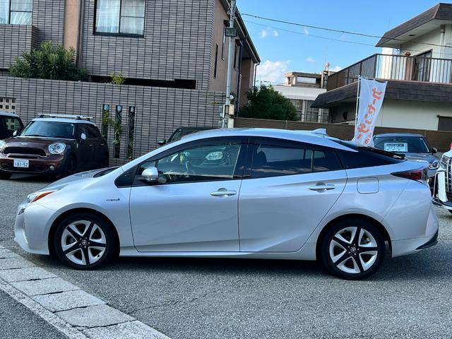 プリウス Sツーリングセレクション 衝突軽減ブレーキ 純正17インチアルミホイール 9型ナビTV バックカメラ Bluetooth ETC 黒革シート シートヒーター クルーズコントロール オートハイビーム 保証付(20枚目)