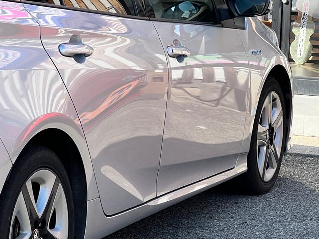 プリウス Sツーリングセレクション 衝突軽減ブレーキ 純正17インチアルミホイール 9型ナビTV バックカメラ Bluetooth ETC 黒革シート シートヒーター クルーズコントロール オートハイビーム 保証付(36枚目)