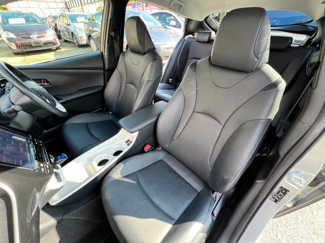 プリウス Sツーリングセレクション 衝突軽減ブレーキ 純正17インチアルミホイール 9型ナビTV バックカメラ Bluetooth ETC 黒革シート シートヒーター クルーズコントロール オートハイビーム 保証付(68枚目)