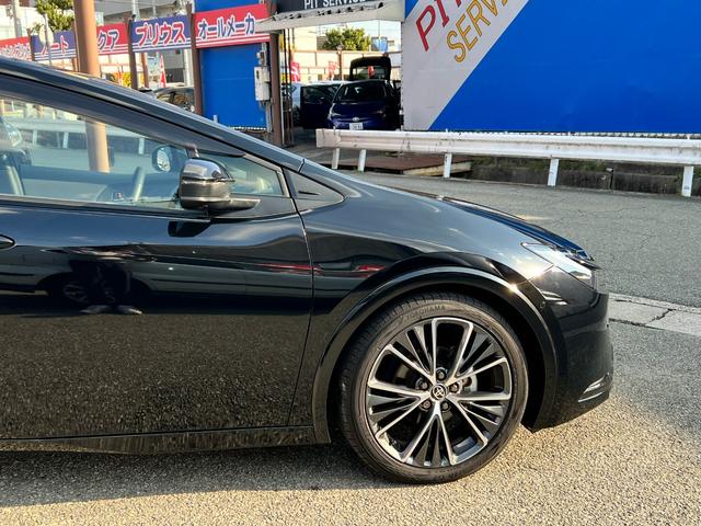 プリウス Ｚ　１オーナー　衝突軽減ブレーキ　全方位カメラ　ＴＶ　ナビ　Ｂｌｕｅｔｏｏｔｈ　ドラレコ　黒革シート　シートヒーター　シートエアコン　クルーズコントロール　ＥＴＣ２．０　電動バックドア　電動シート　保証付（18枚目）