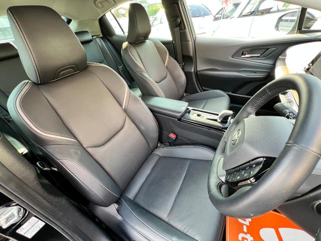 プリウス Ｚ　１オーナー　衝突軽減ブレーキ　全方位カメラ　ＴＶ　ナビ　Ｂｌｕｅｔｏｏｔｈ　ドラレコ　黒革シート　シートヒーター　シートエアコン　クルーズコントロール　ＥＴＣ２．０　電動バックドア　電動シート　保証付（66枚目）