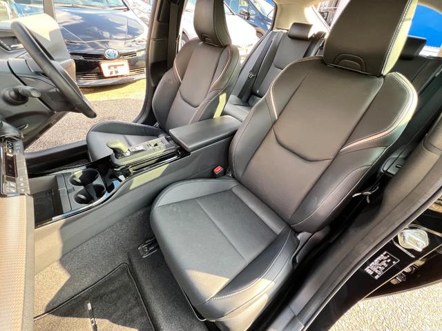 プリウス Ｚ　１オーナー　衝突軽減ブレーキ　全方位カメラ　ＴＶ　ナビ　Ｂｌｕｅｔｏｏｔｈ　ドラレコ　黒革シート　シートヒーター　シートエアコン　クルーズコントロール　ＥＴＣ２．０　電動バックドア　電動シート　保証付（70枚目）