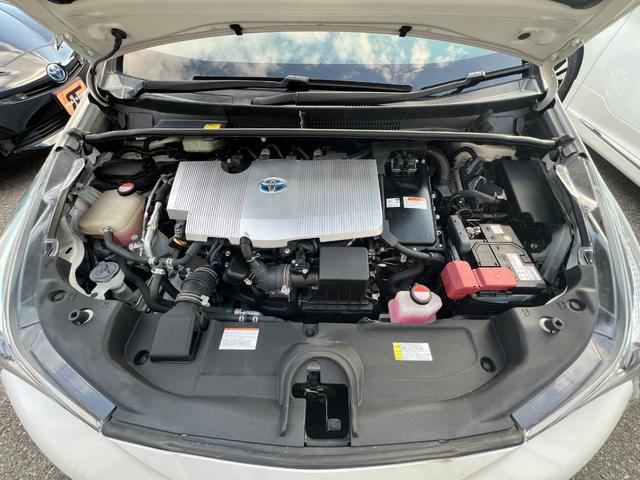 プリウス Ｓ　衝突軽減ブレーキ　９型ナビＴＶ　バックカメラ　Ｂｌｕｅｔｏｏｔｈ　ＥＴＣ　ドライブレコーダー　クルーズコントロール　オートハイビーム　保証付（75枚目）