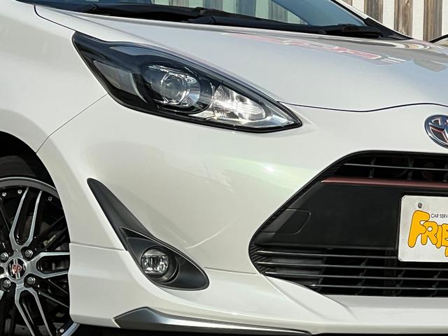 アクア Ｇ　後期型　モデリスタエアロ　衝突軽減ブレーキ　ＴＶ　ナビ　Ｂｌｕｅｔｏｏｔｈ　バックカメラ　ＥＴＣ　電動格納ミラー　スマートキー　クルーズコントロール　社外アルミホイール　シートカバー　保証付（2枚目）