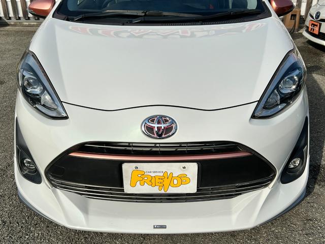 アクア Ｇ　後期型　モデリスタエアロ　衝突軽減ブレーキ　ＴＶ　ナビ　Ｂｌｕｅｔｏｏｔｈ　バックカメラ　ＥＴＣ　電動格納ミラー　スマートキー　クルーズコントロール　社外アルミホイール　シートカバー　保証付（10枚目）