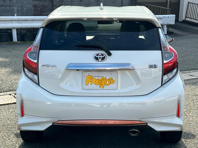 アクア Ｇ　後期型　モデリスタエアロ　衝突軽減ブレーキ　ＴＶ　ナビ　Ｂｌｕｅｔｏｏｔｈ　バックカメラ　ＥＴＣ　電動格納ミラー　スマートキー　クルーズコントロール　社外アルミホイール　シートカバー　保証付（29枚目）