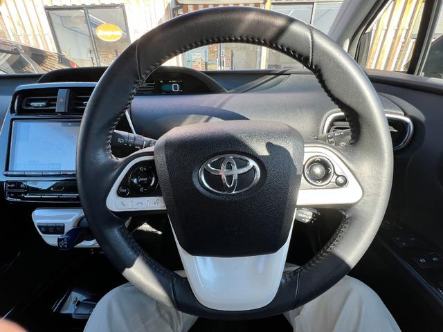 プリウス Aプレミアム ツーリングセレクション 衝突軽減ブレーキ 純正17インチアルミホイール 9型ナビTV バックカメラ Bluetooth ETC 黒革シート シートヒーター クルーズコントロール オートハイビーム 保証付(35枚目)