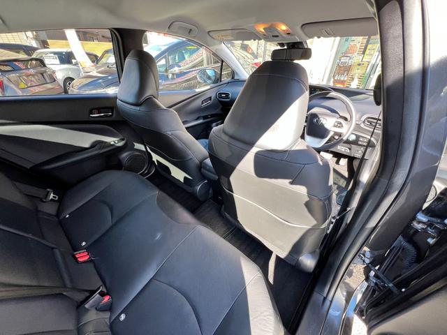 プリウス Aプレミアム ツーリングセレクション 衝突軽減ブレーキ 純正17インチアルミホイール 9型ナビTV バックカメラ Bluetooth ETC 黒革シート シートヒーター クルーズコントロール オートハイビーム 保証付(61枚目)