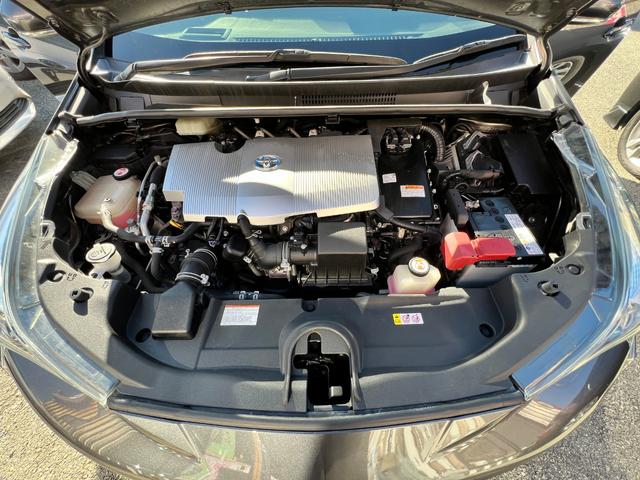 プリウス Aプレミアム ツーリングセレクション 衝突軽減ブレーキ 純正17インチアルミホイール 9型ナビTV バックカメラ Bluetooth ETC 黒革シート シートヒーター クルーズコントロール オートハイビーム 保証付(78枚目)