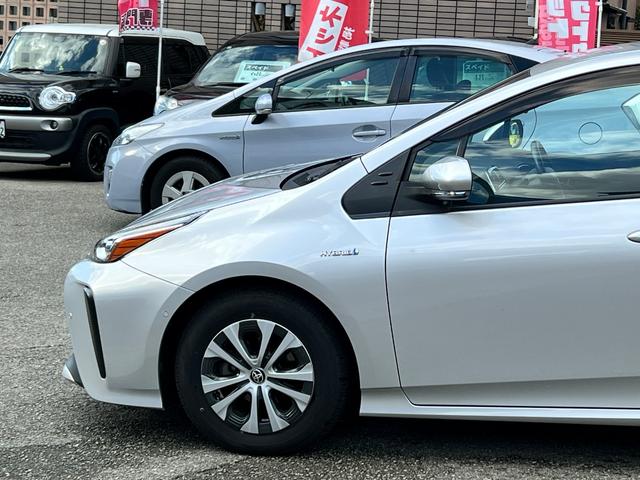 プリウス Aプレミアム 後期型 衝突軽減ブレーキ 9型ナビTV バックカメラ Bluetooth ETC ドライブレコーダー 黒革シート シートヒーター シートエアコン クルーズコントロール 純正AW 保証付(22枚目)