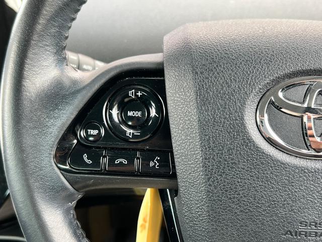 プリウス Aプレミアム 後期型 衝突軽減ブレーキ 9型ナビTV バックカメラ Bluetooth ETC ドライブレコーダー 黒革シート シートヒーター シートエアコン クルーズコントロール 純正AW 保証付(40枚目)