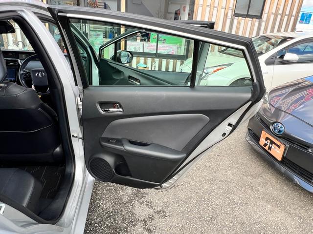 プリウス Aプレミアム 後期型 衝突軽減ブレーキ 9型ナビTV バックカメラ Bluetooth ETC ドライブレコーダー 黒革シート シートヒーター シートエアコン クルーズコントロール 純正AW 保証付(78枚目)