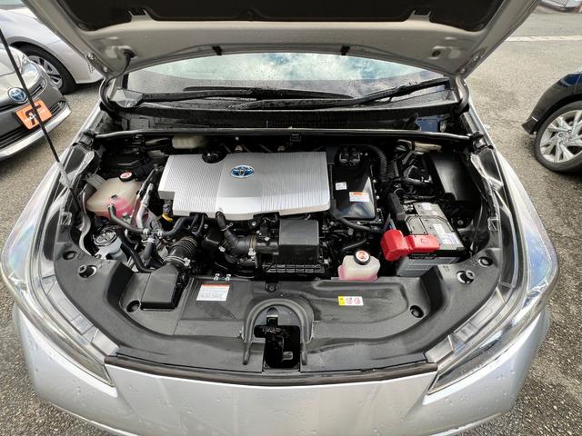 プリウス Aプレミアム 後期型 衝突軽減ブレーキ 9型ナビTV バックカメラ Bluetooth ETC ドライブレコーダー 黒革シート シートヒーター シートエアコン クルーズコントロール 純正AW 保証付(80枚目)