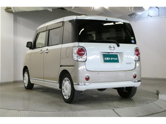 ムーヴキャンバス Ｇメイクアップ　ＳＡＩＩ　ＬＥＤライト　アイドリング　インテリキー　横滑り防止　両側電動ドア　ＤＶＤ　ＥＴＣ車載器　オートエアコン　Ｂカメラ　盗難防止装置　ＡＢＳ　４ＷＤ　ベンチシート　ナビテレビ　地デジＴＶ（7枚目）